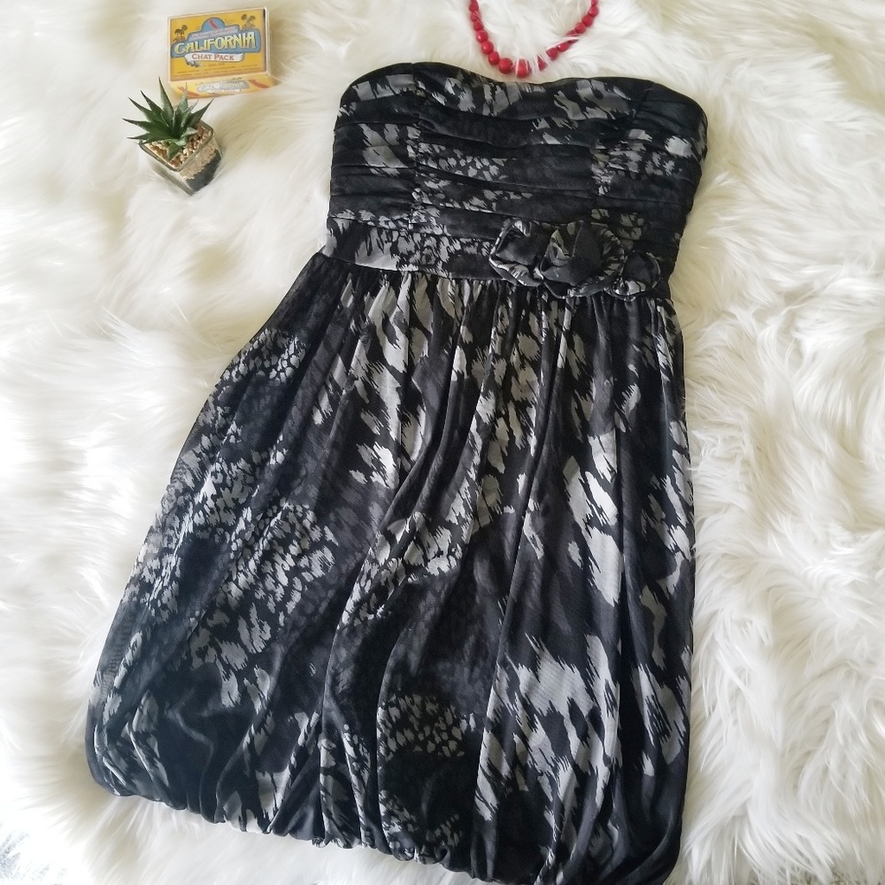 💜 RUBY ROX Strapless Mini Cocktail Dress